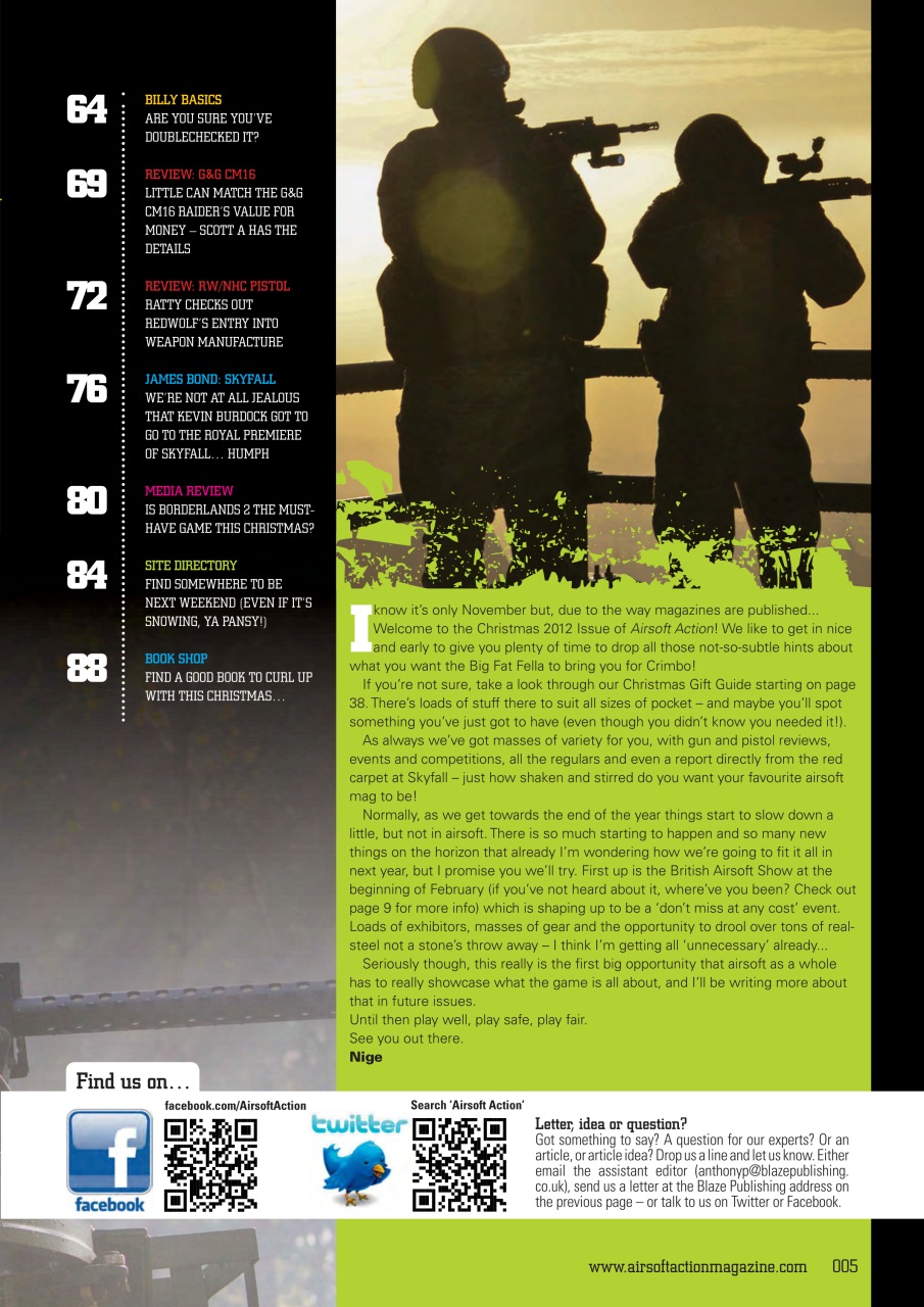 Airsoft Action Preview Pages
