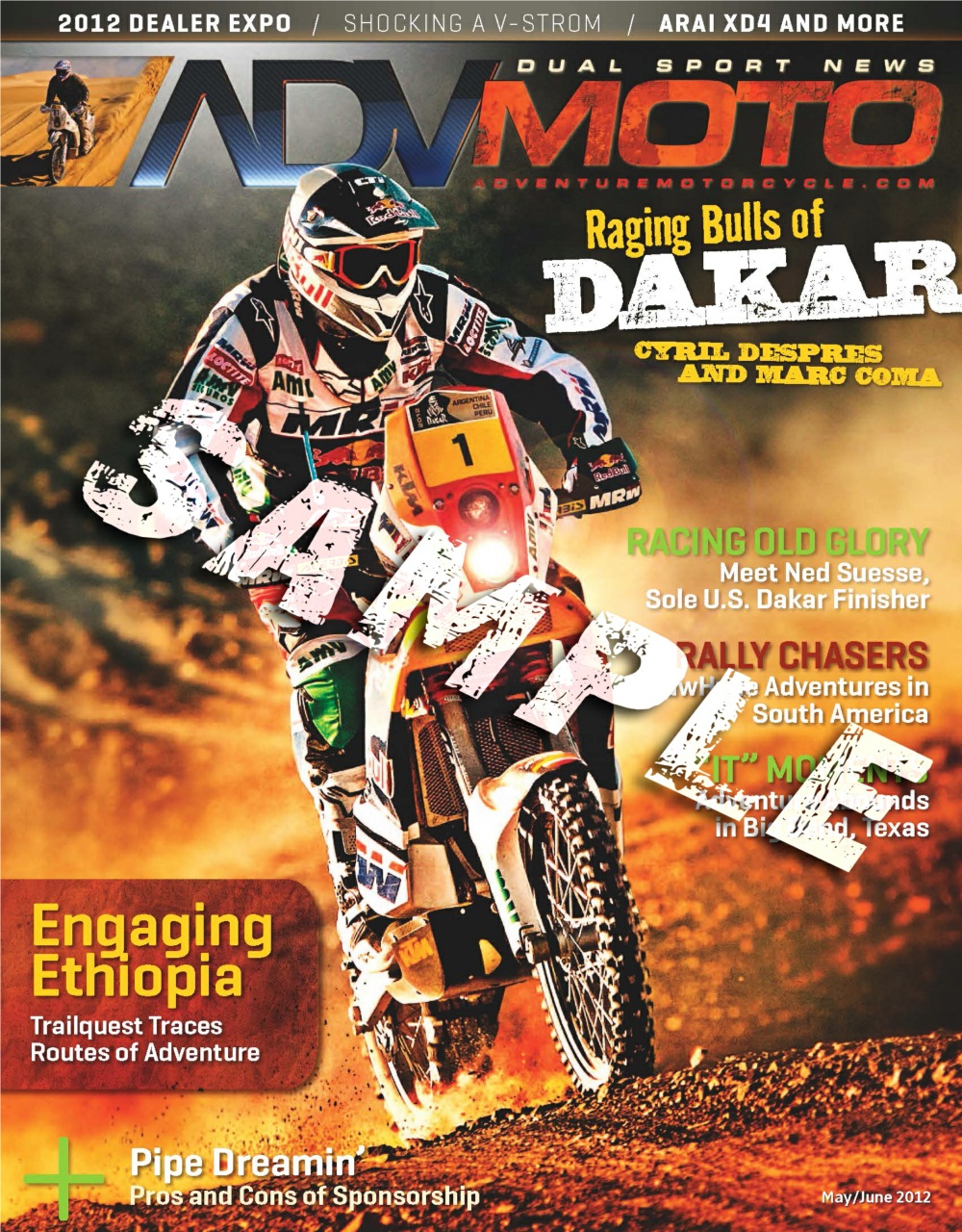 Adventure Motorcycle Preview Pages