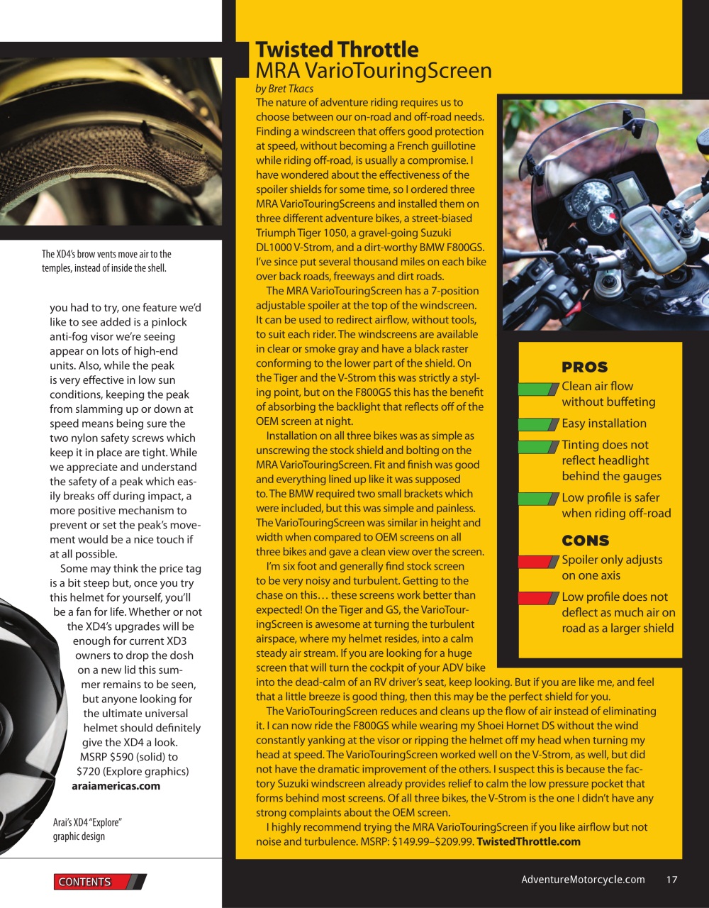 Adventure Motorcycle Preview Pages