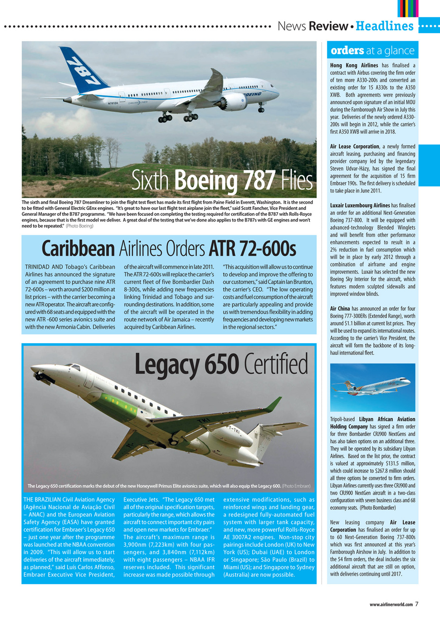 Airliner World Preview Pages