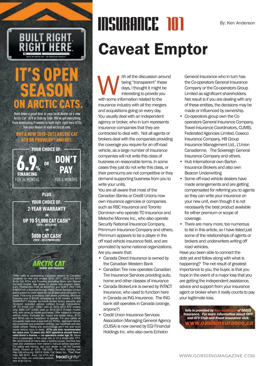 Go Riding ATVing Magazine Preview Pages