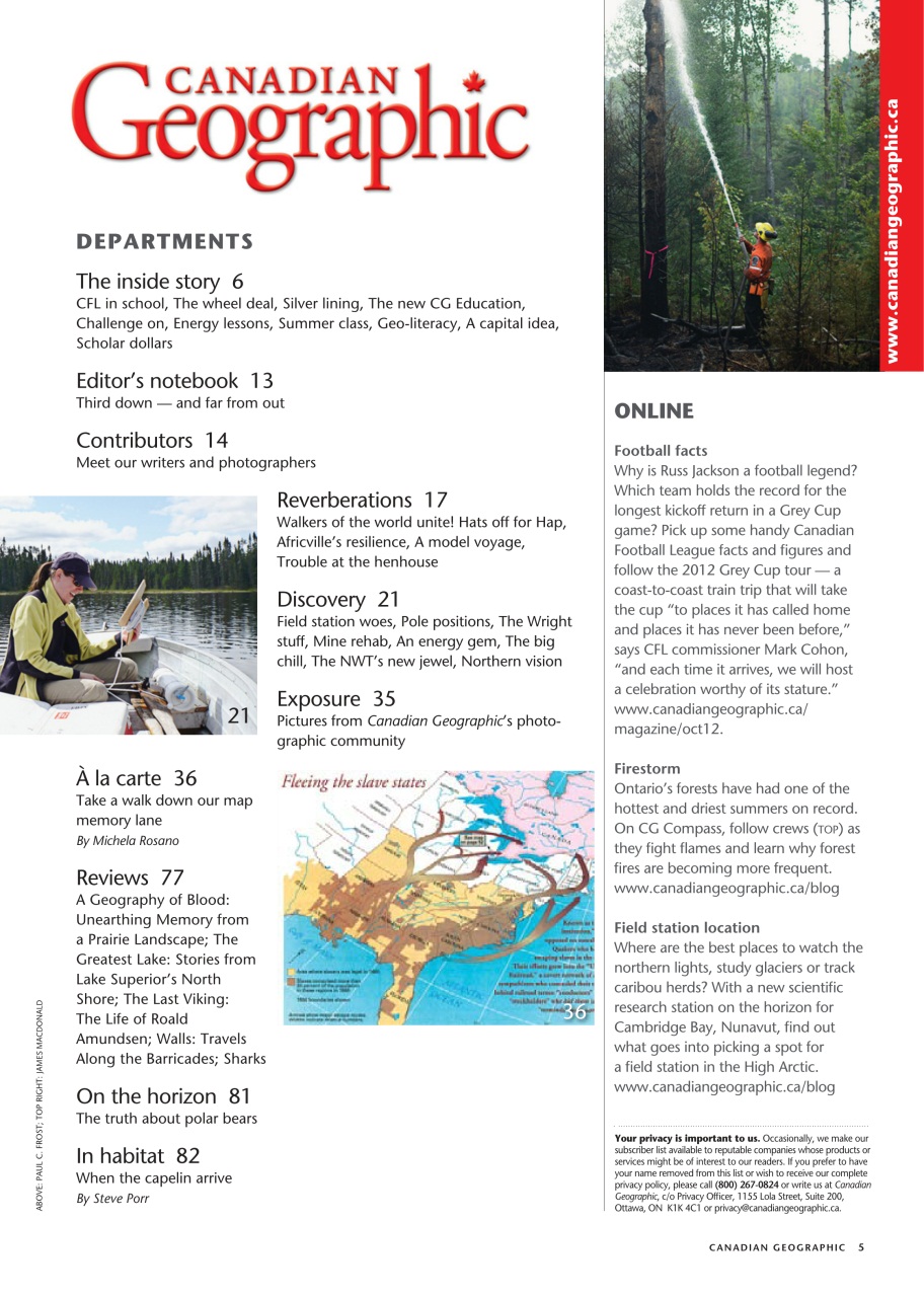Canadian Geographic Preview Pages