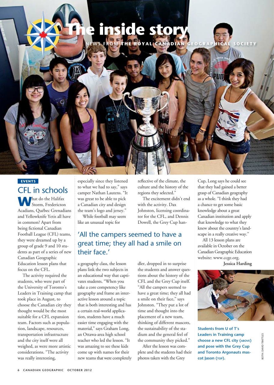 Canadian Geographic Preview Pages