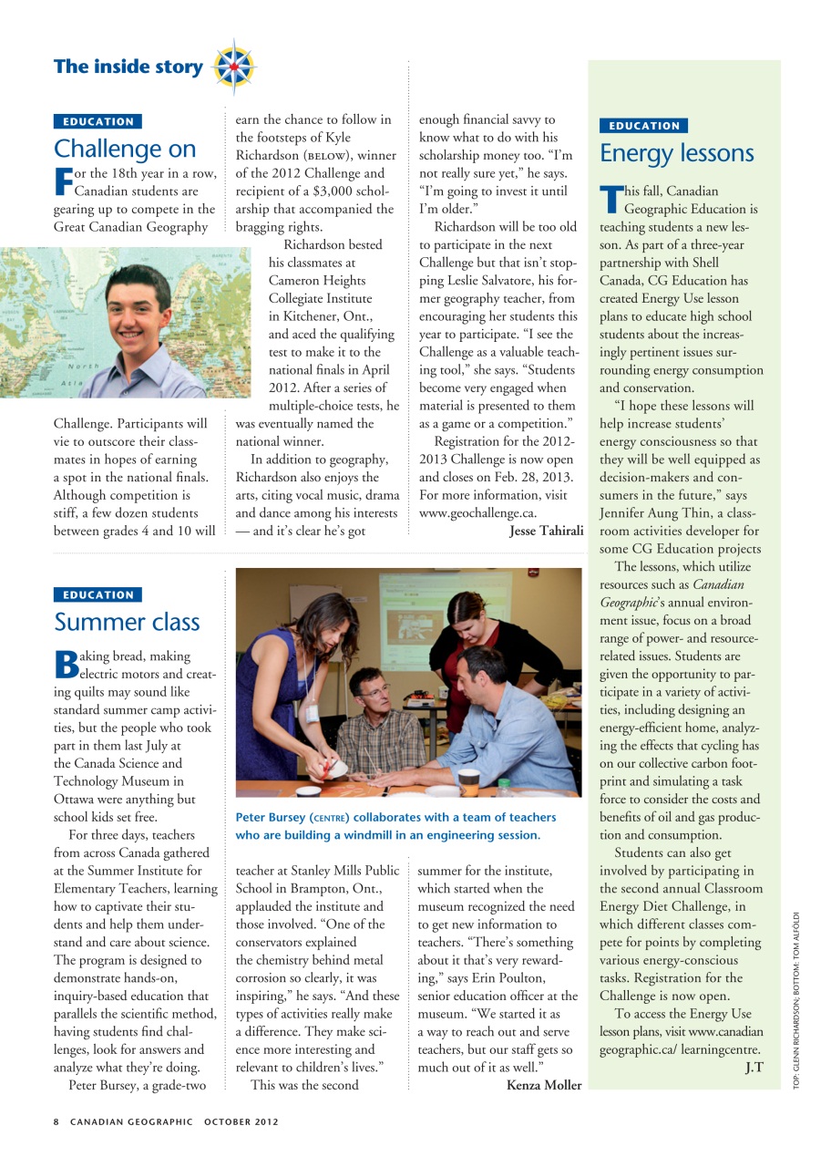 Canadian Geographic Preview Pages