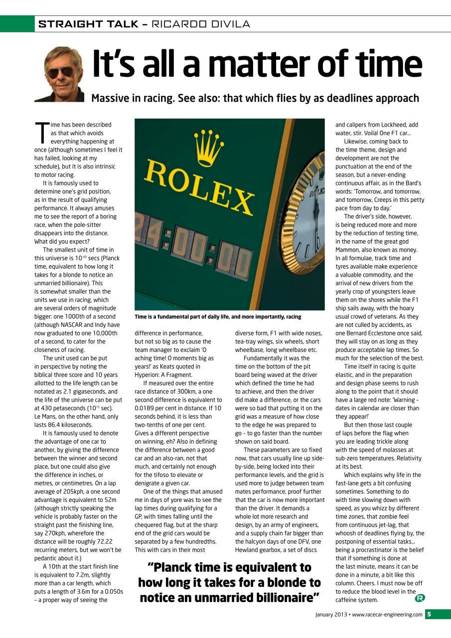 Racecar Engineering Preview Pages