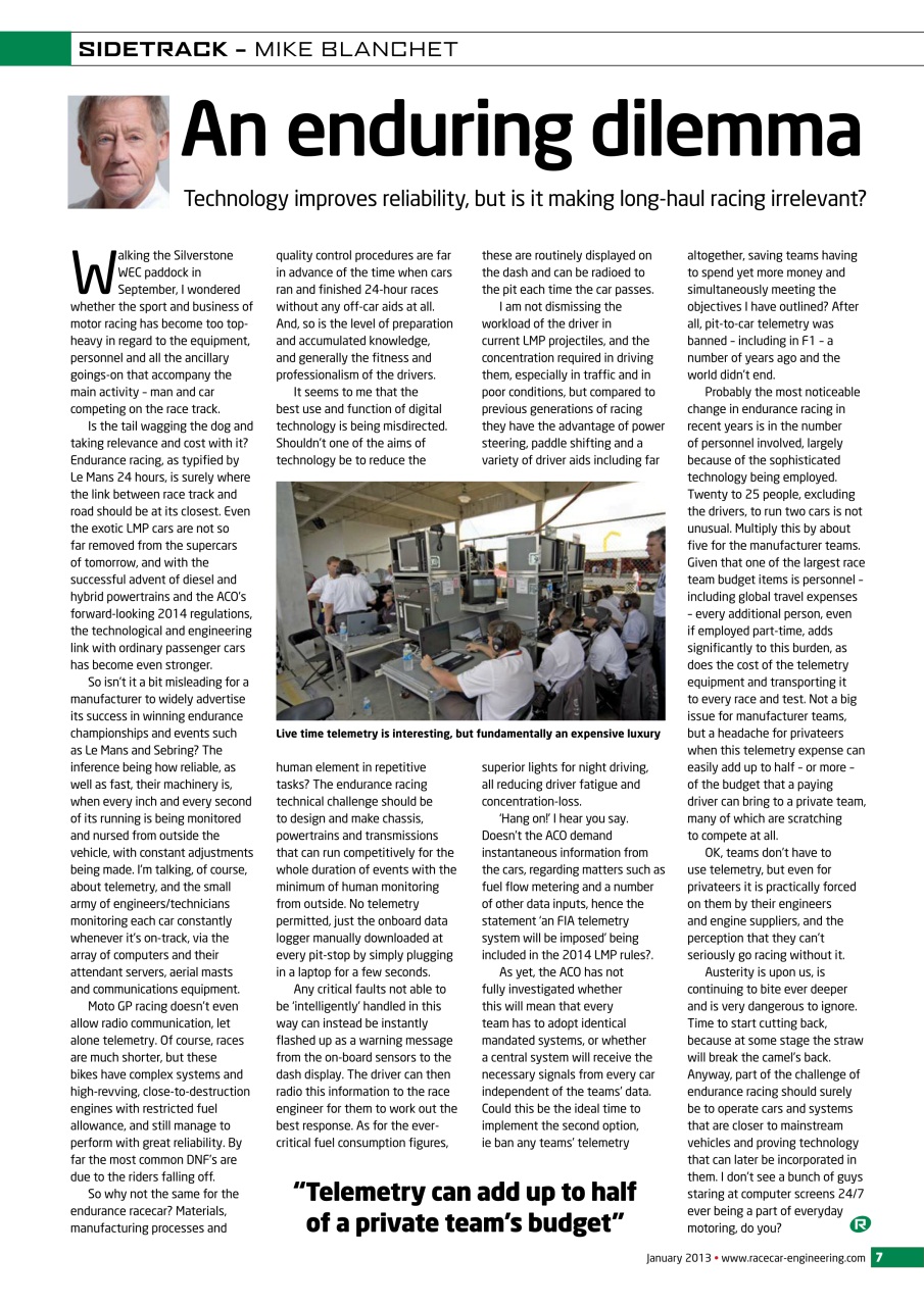 Racecar Engineering Preview Pages