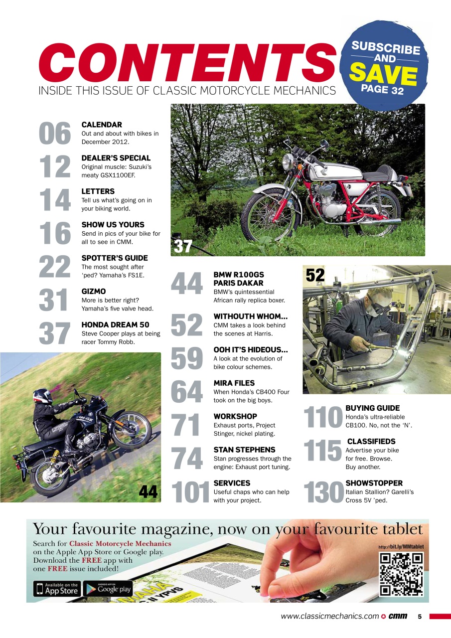 Classic Motorcycle Mechanics Preview Pages