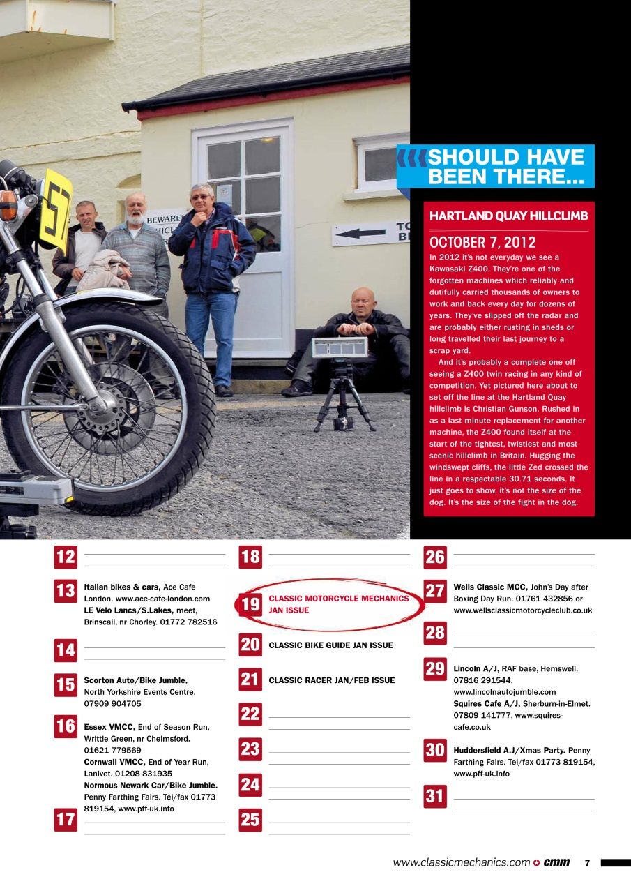 Classic Motorcycle Mechanics Preview Pages