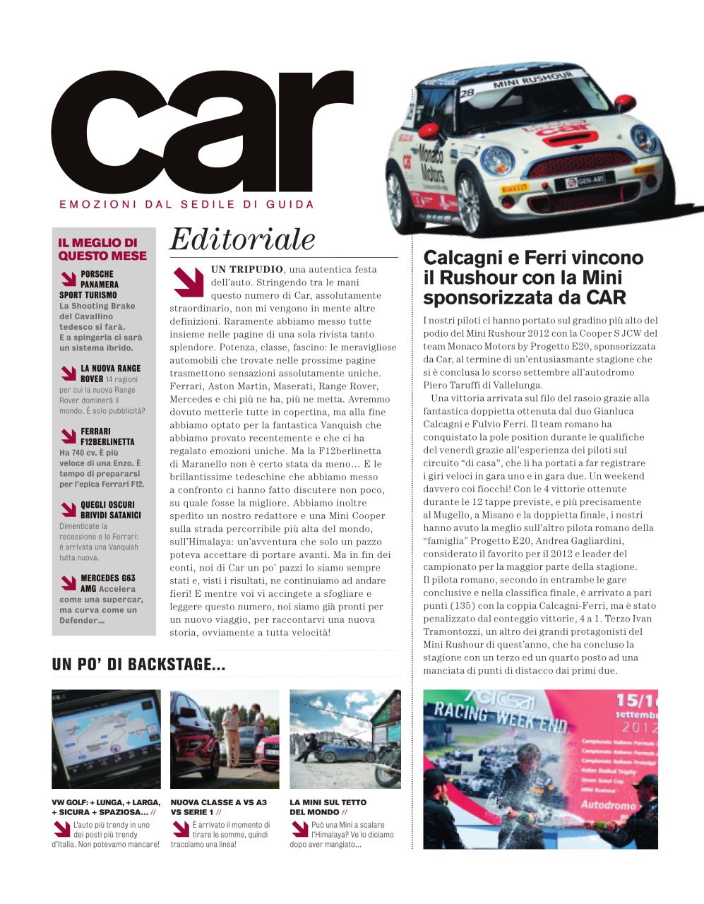 CAR magazine Italia Preview Pages