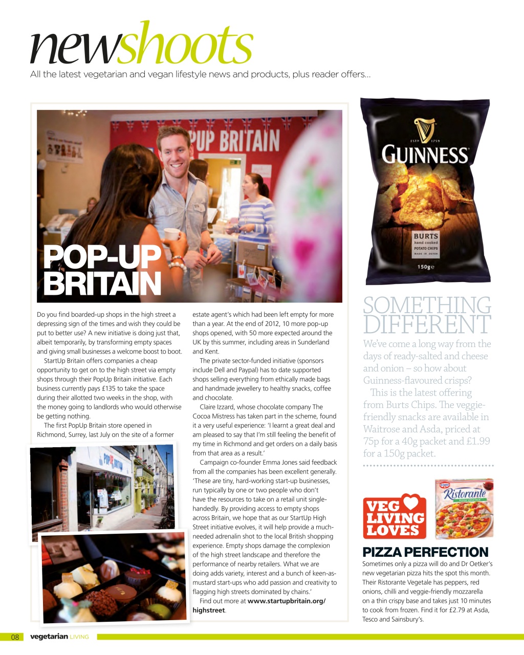 Vegetarian Living Preview Pages