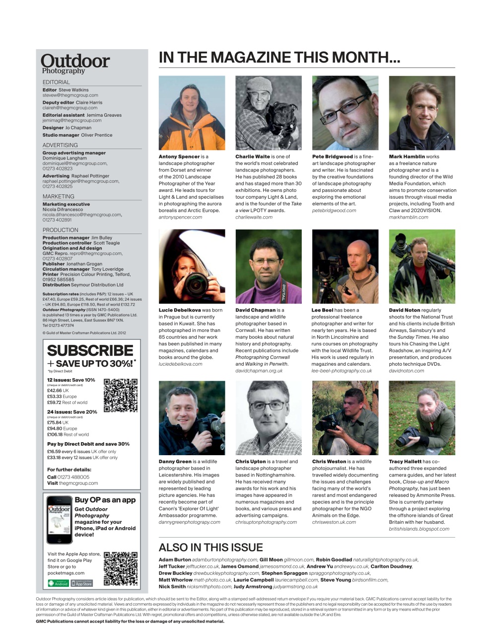 Outdoor Photography Preview Pages