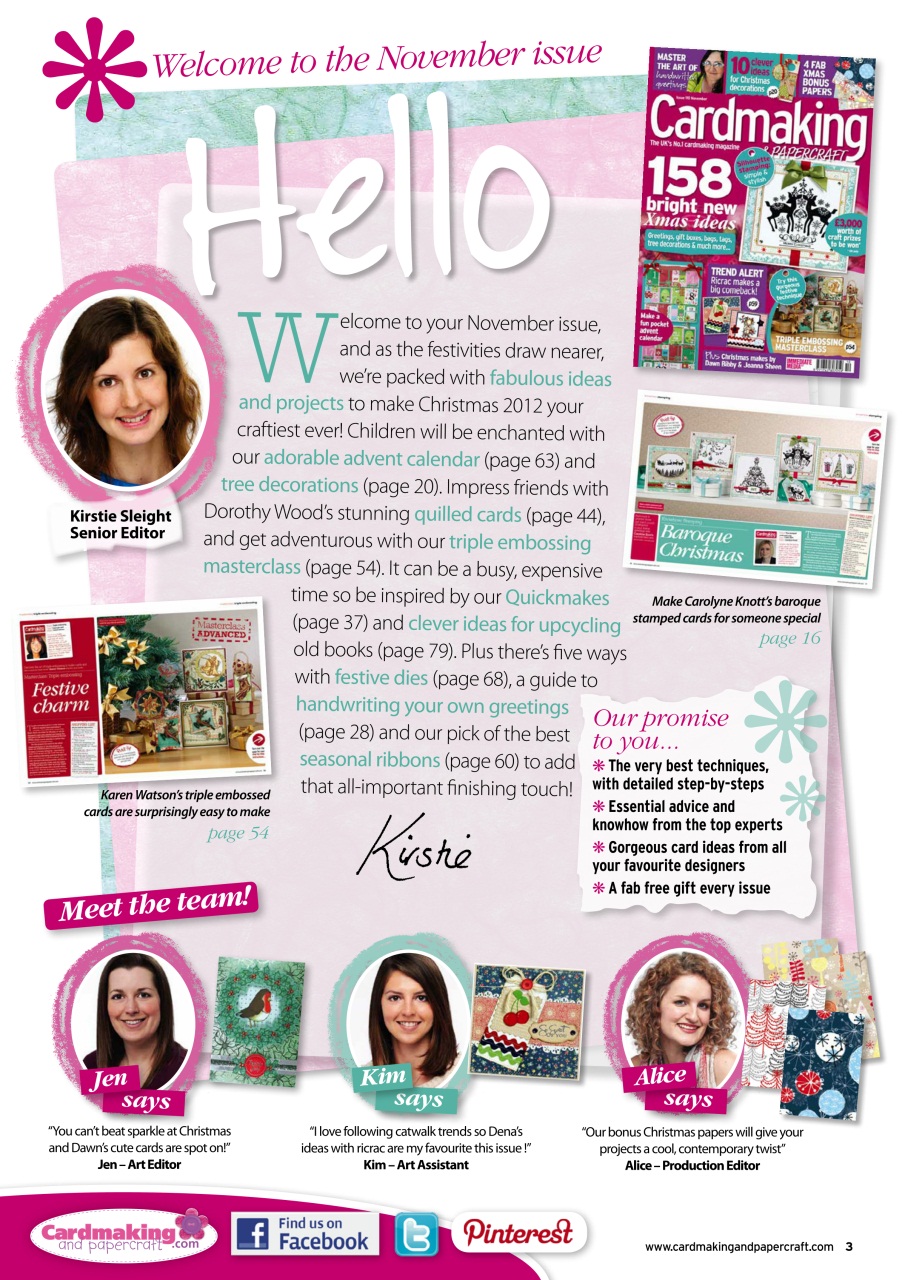 Cardmaking & Papercraft Preview Pages