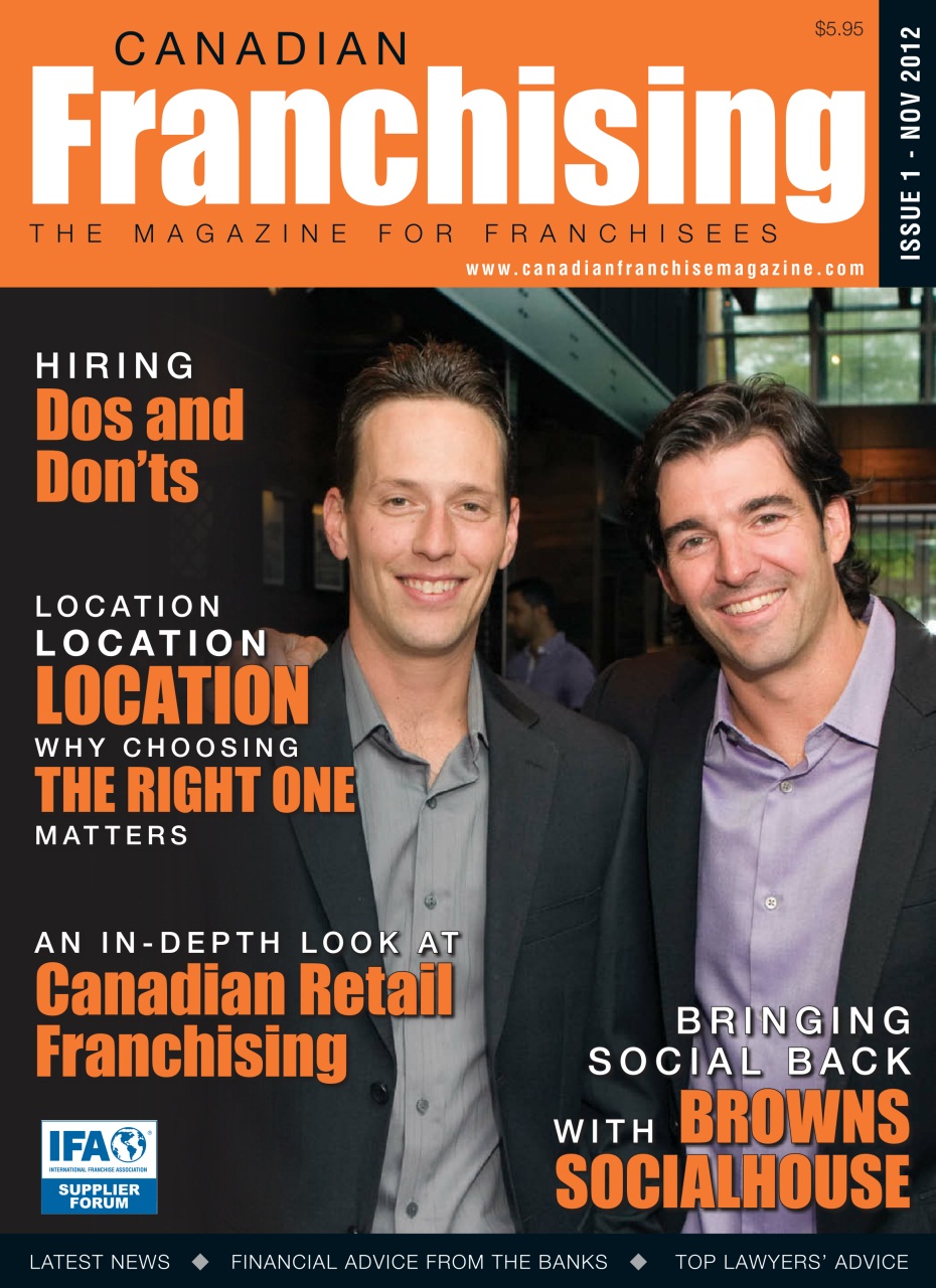 Canadian Franchising Preview Pages