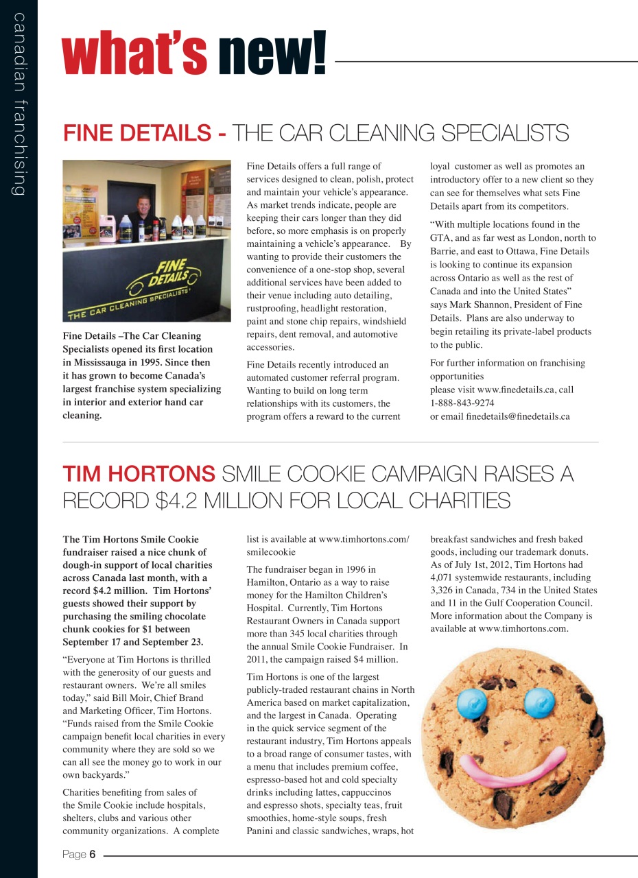 Canadian Franchising Preview Pages