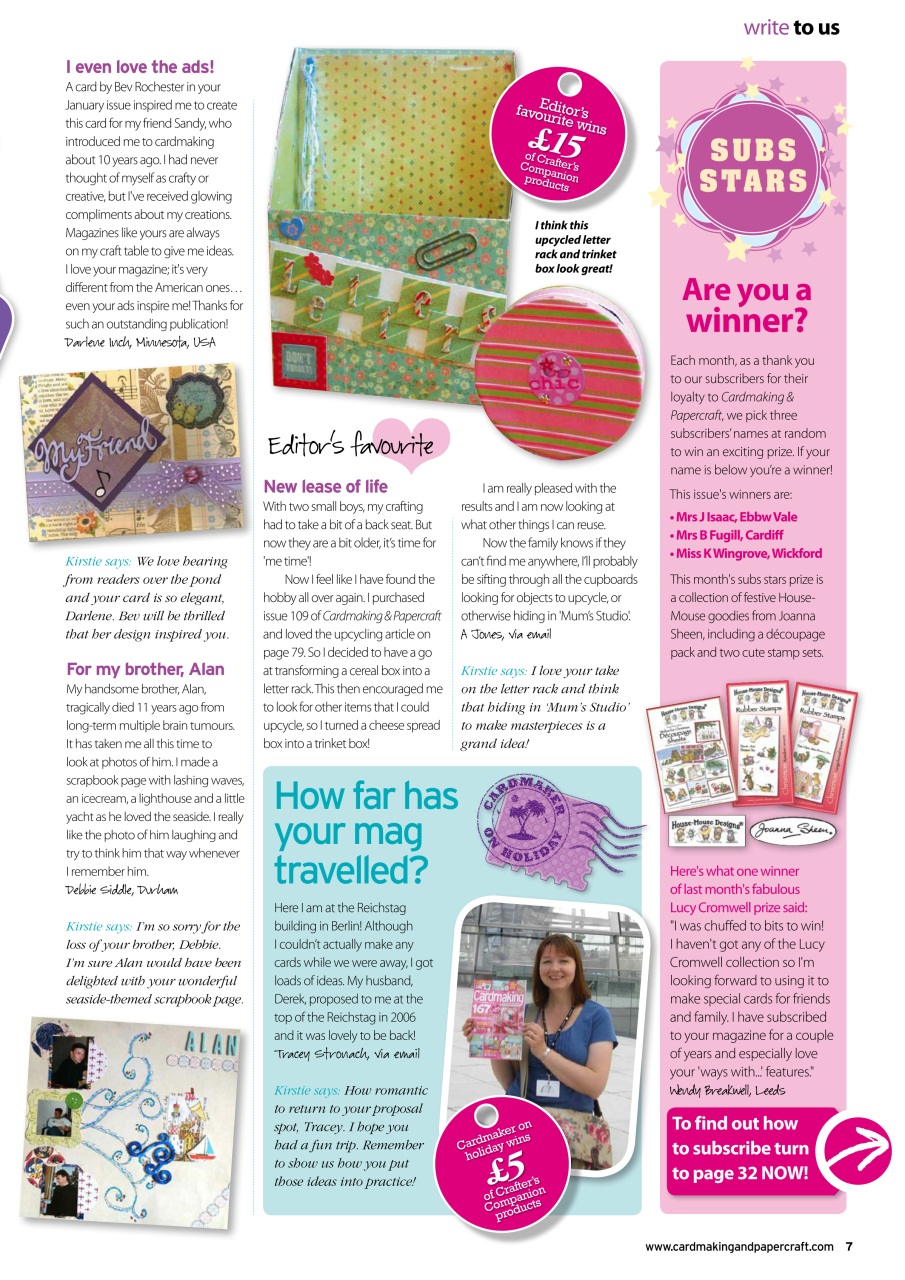 Cardmaking & Papercraft Preview Pages