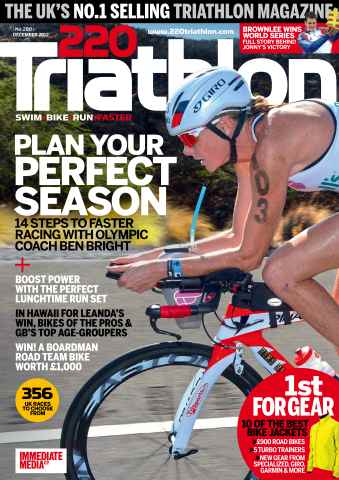 220 Triathlon Magazine issue December 2012