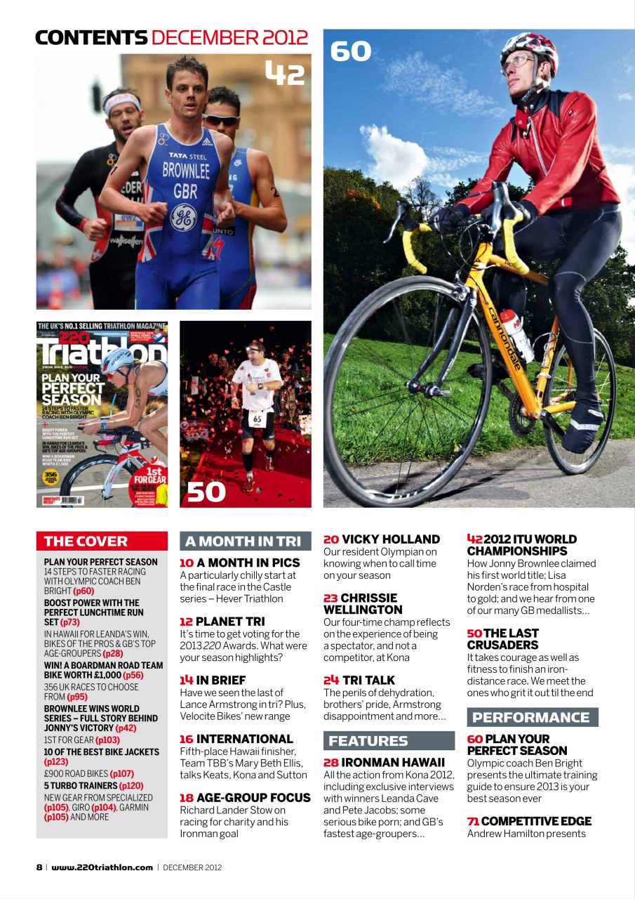 220 Triathlon Magazine Preview Pages
