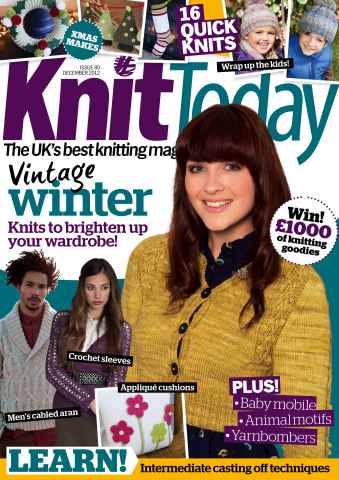 Knit Today issue December 2012