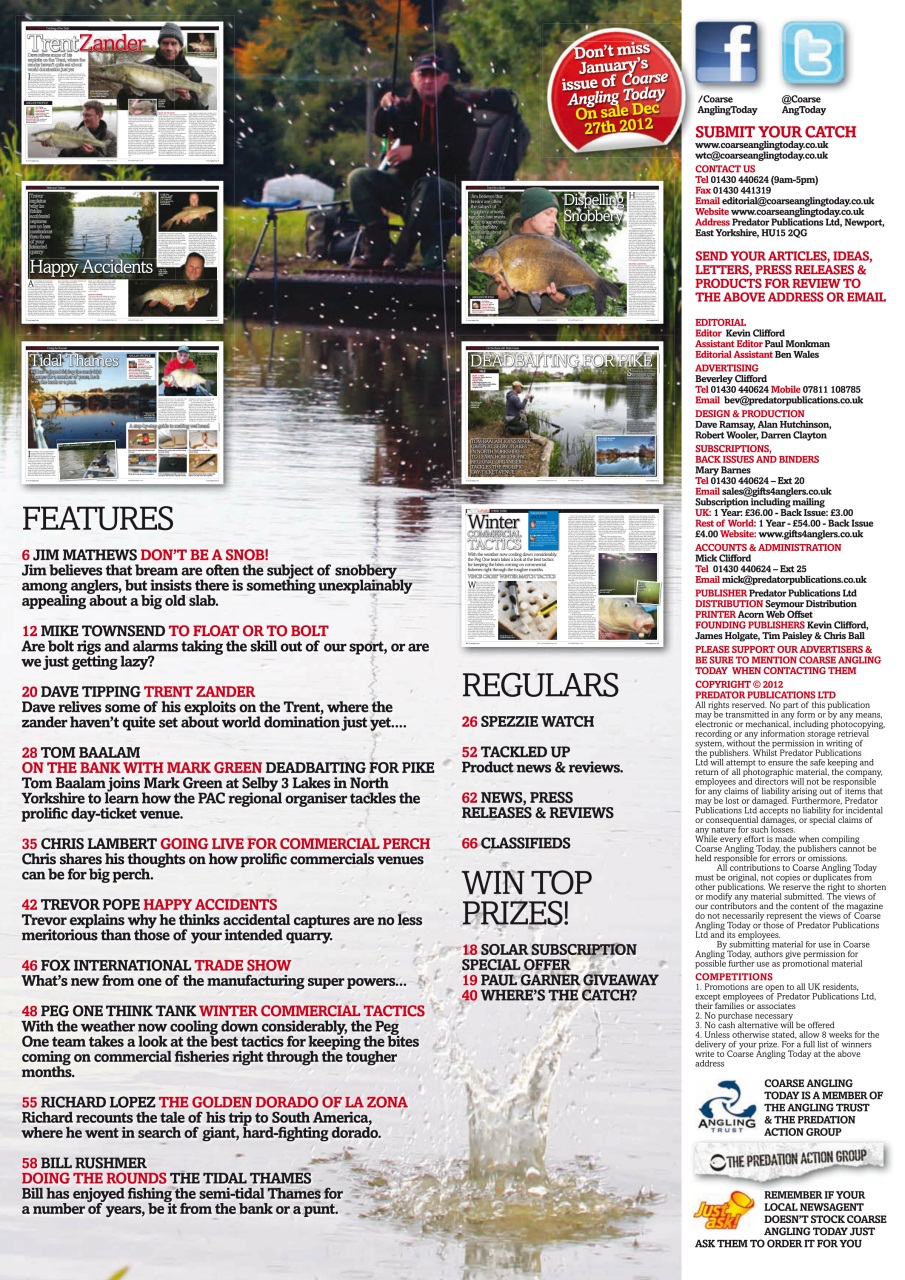 Coarse Angling Today Preview Pages