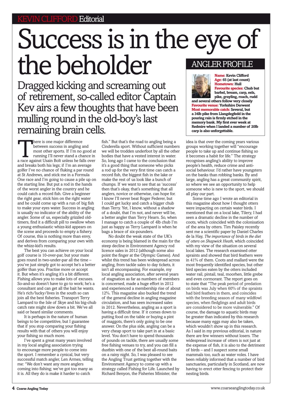 Coarse Angling Today Preview Pages