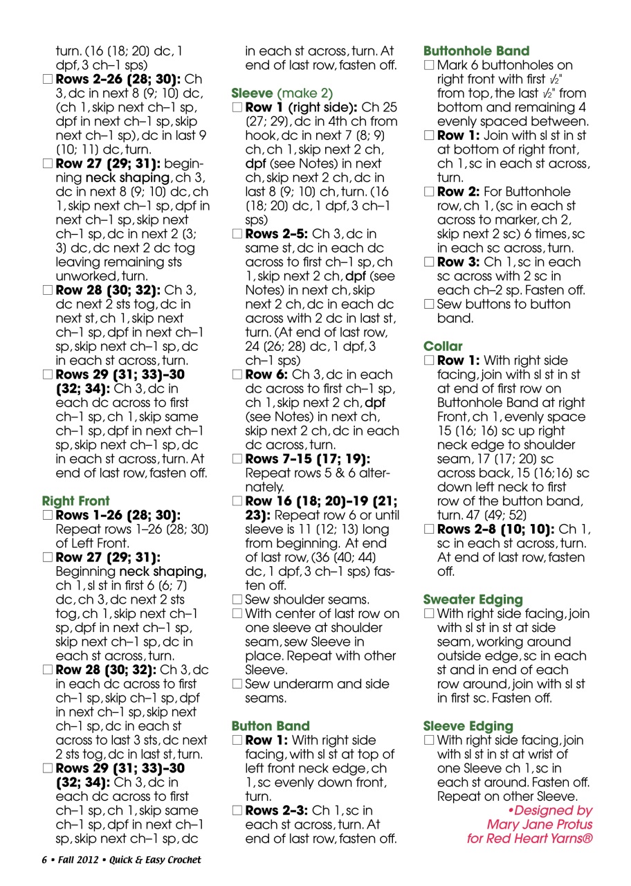 Quick & Easy Crochet Preview Pages