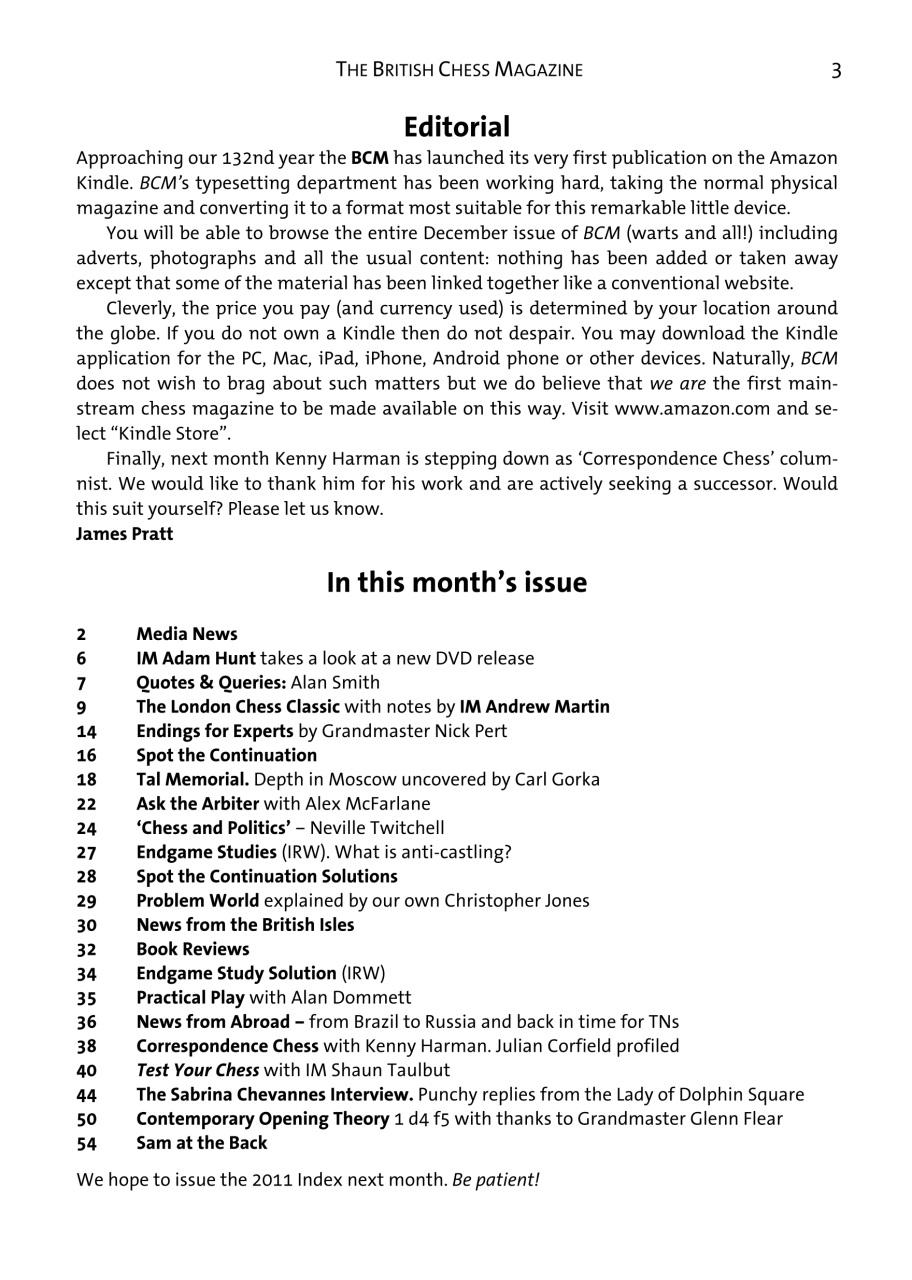 British Chess Magazine Preview Pages