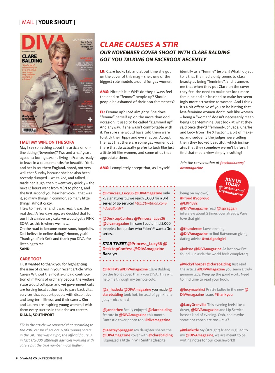 DIVA Magazine Preview Pages