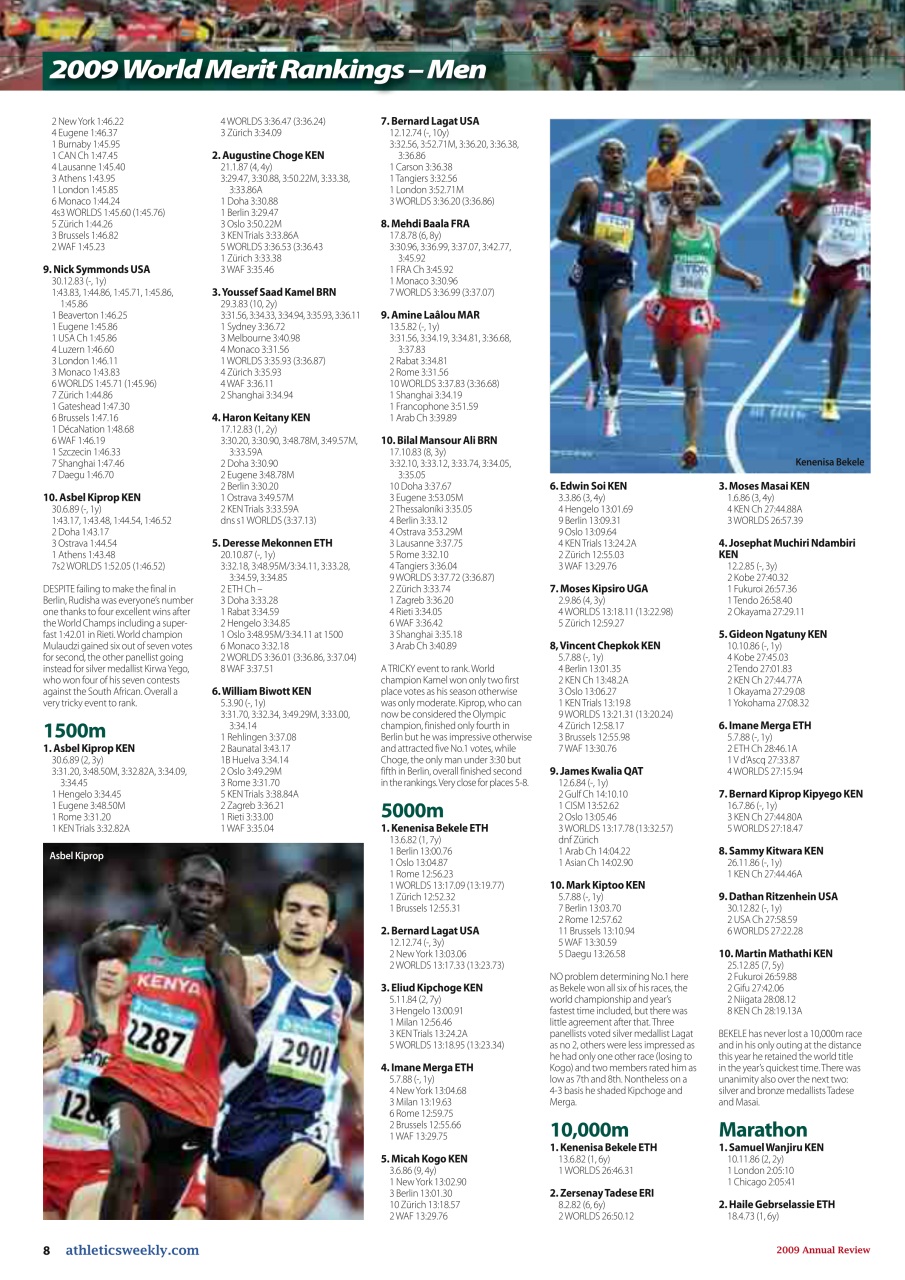 AW – Athletics Weekly Magazine Preview Pages