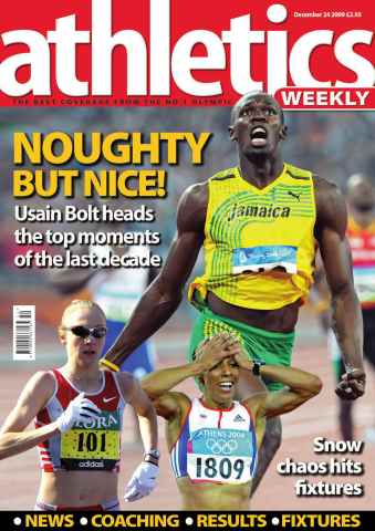 AW – Athletics Weekly Magazine issue AW December 24 2009