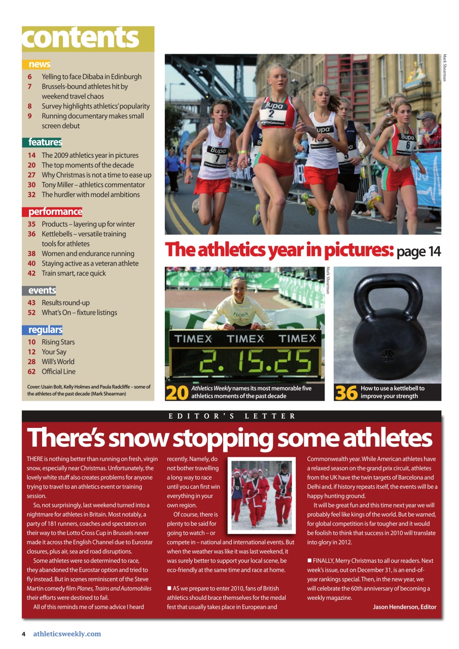 AW – Athletics Weekly Magazine Preview Pages