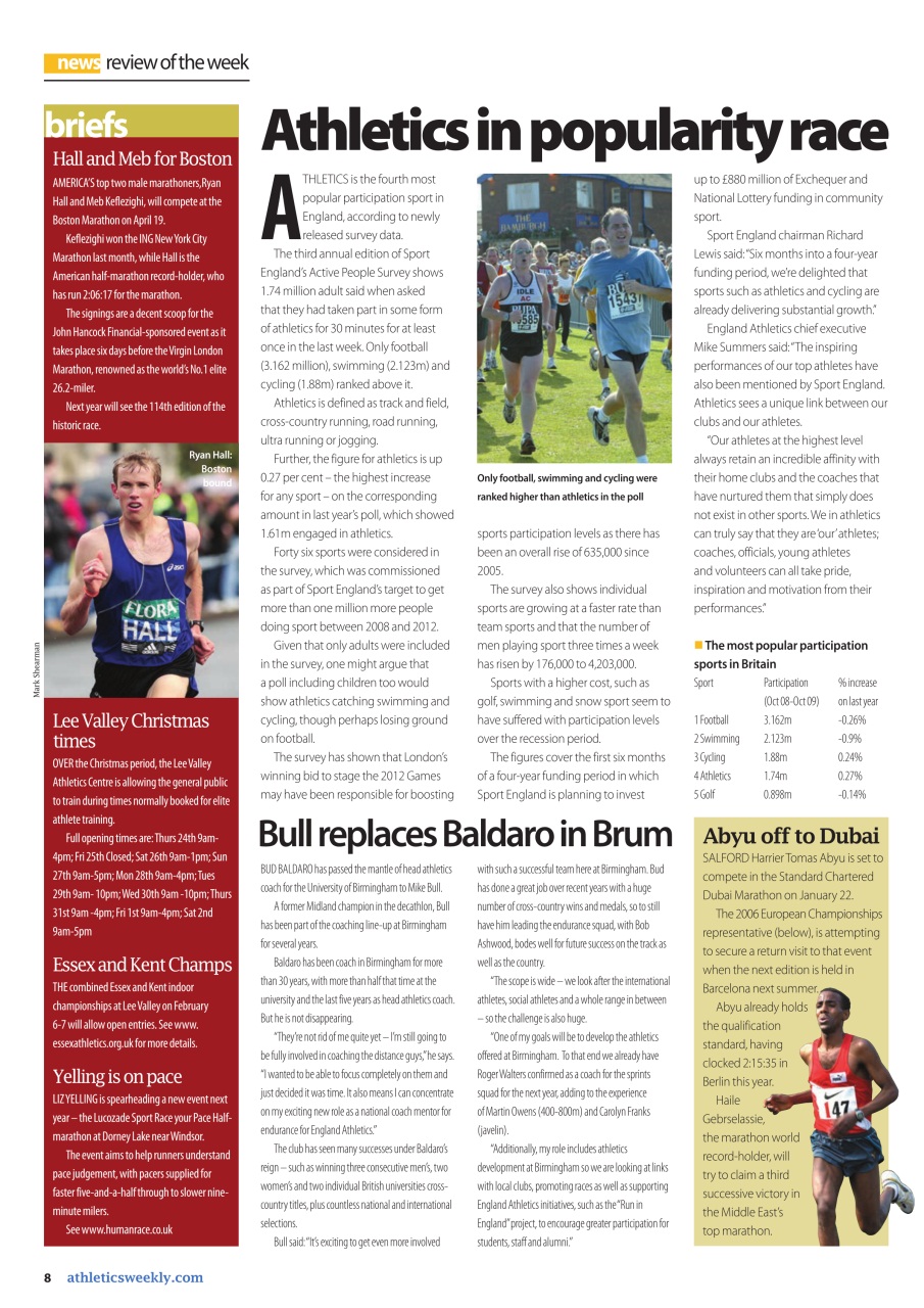 AW – Athletics Weekly Magazine Preview Pages