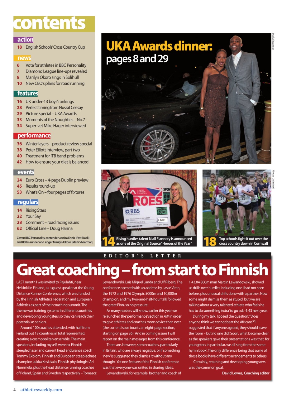 AW – Athletics Weekly Magazine Preview Pages