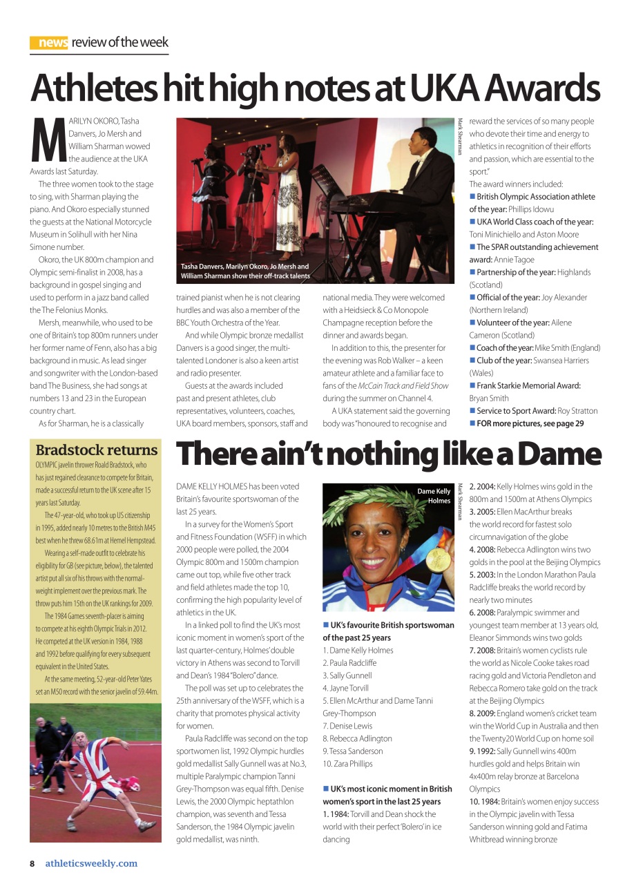 AW – Athletics Weekly Magazine Preview Pages