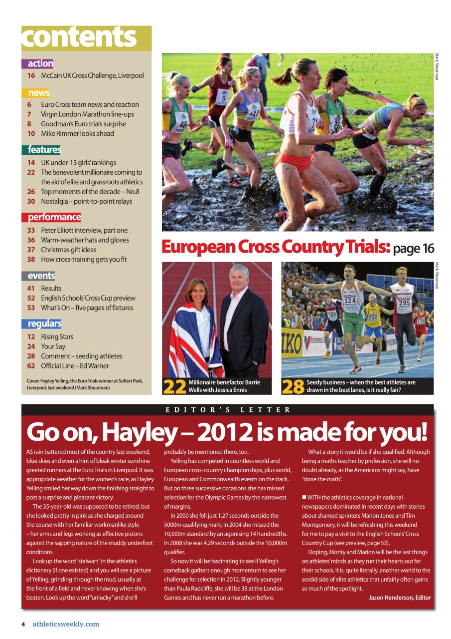 AW – Athletics Weekly Magazine Preview Pages