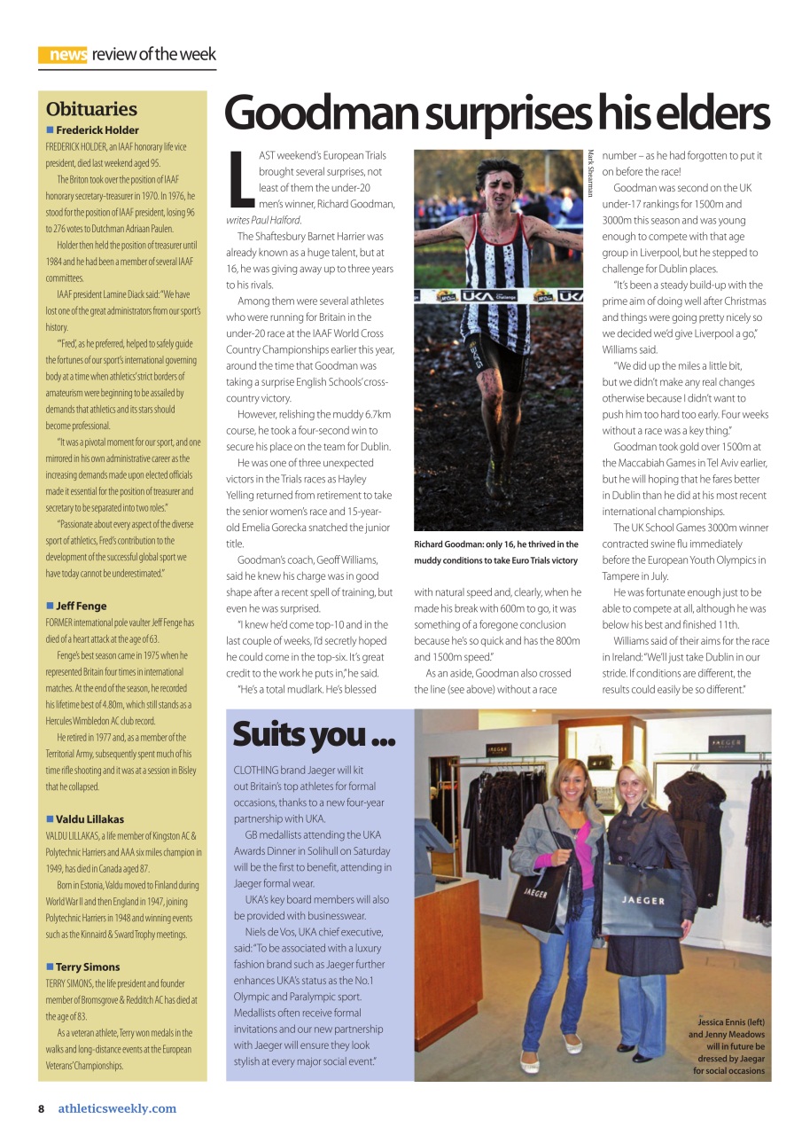 AW – Athletics Weekly Magazine Preview Pages