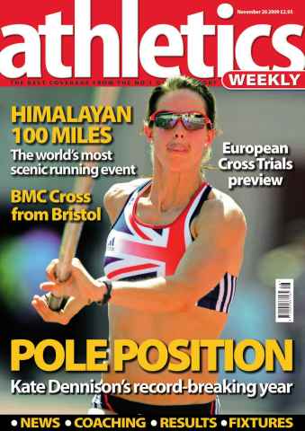 AW – Athletics Weekly Magazine issue AW November 26 2009