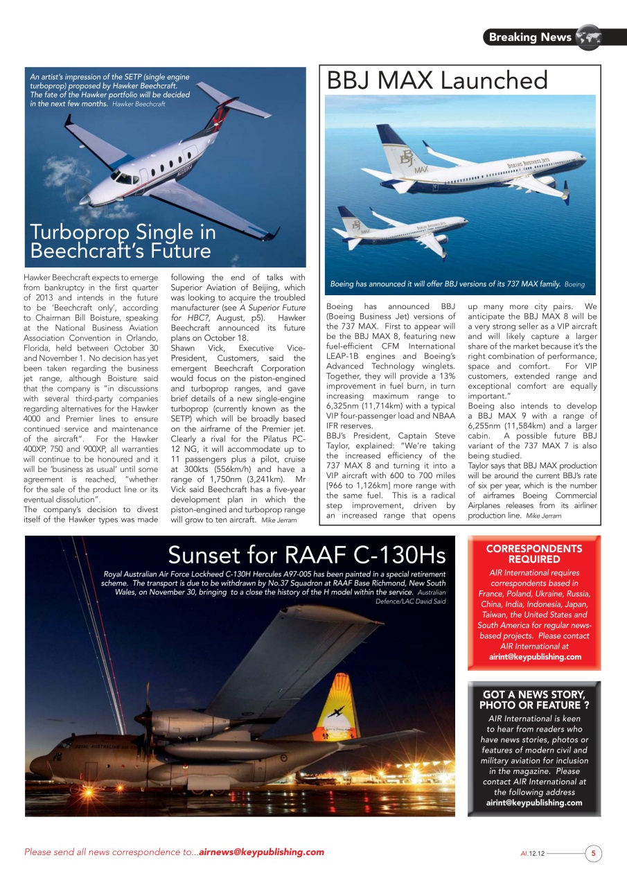 AIR International Preview Pages