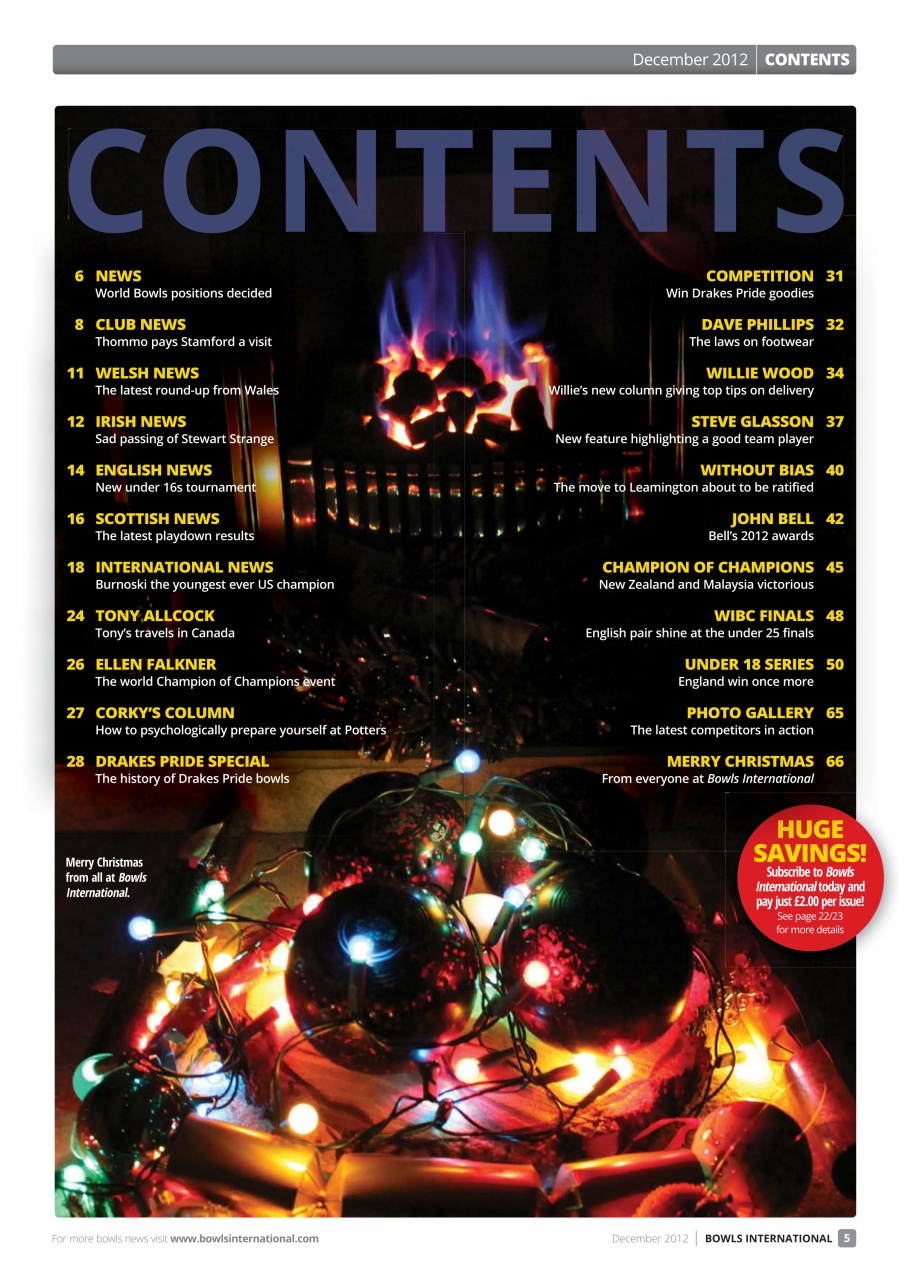 Bowls International Preview Pages