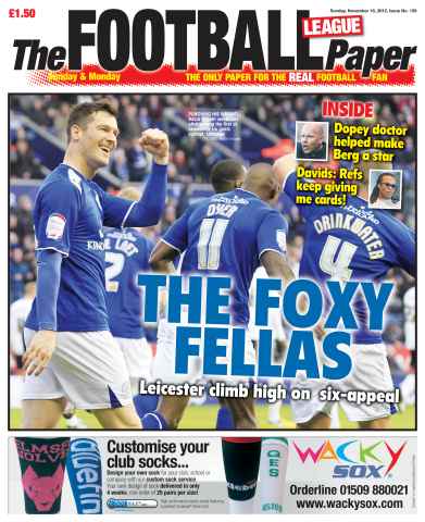 The Football League Paper issue 18th November 2012