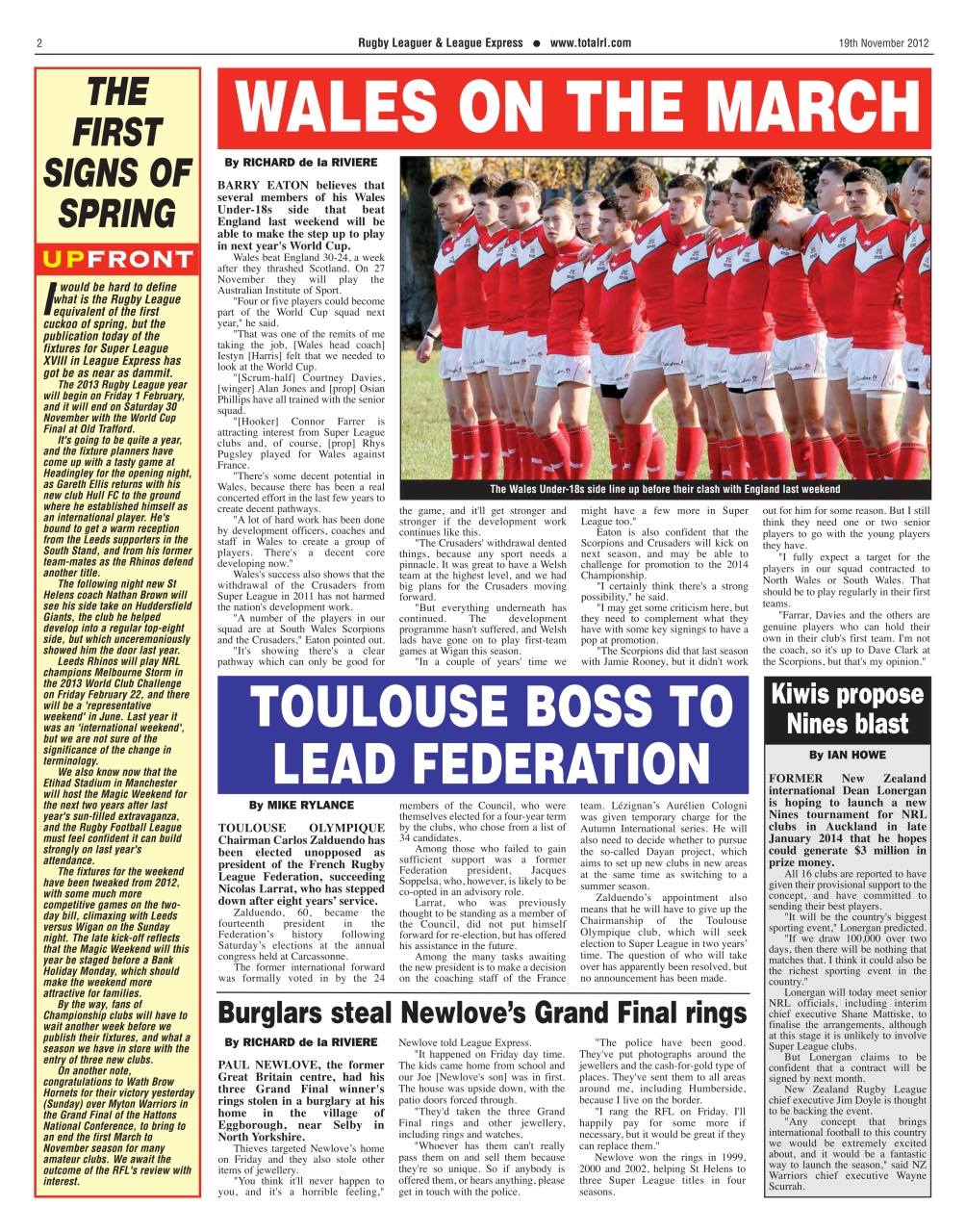 League Express Preview Pages