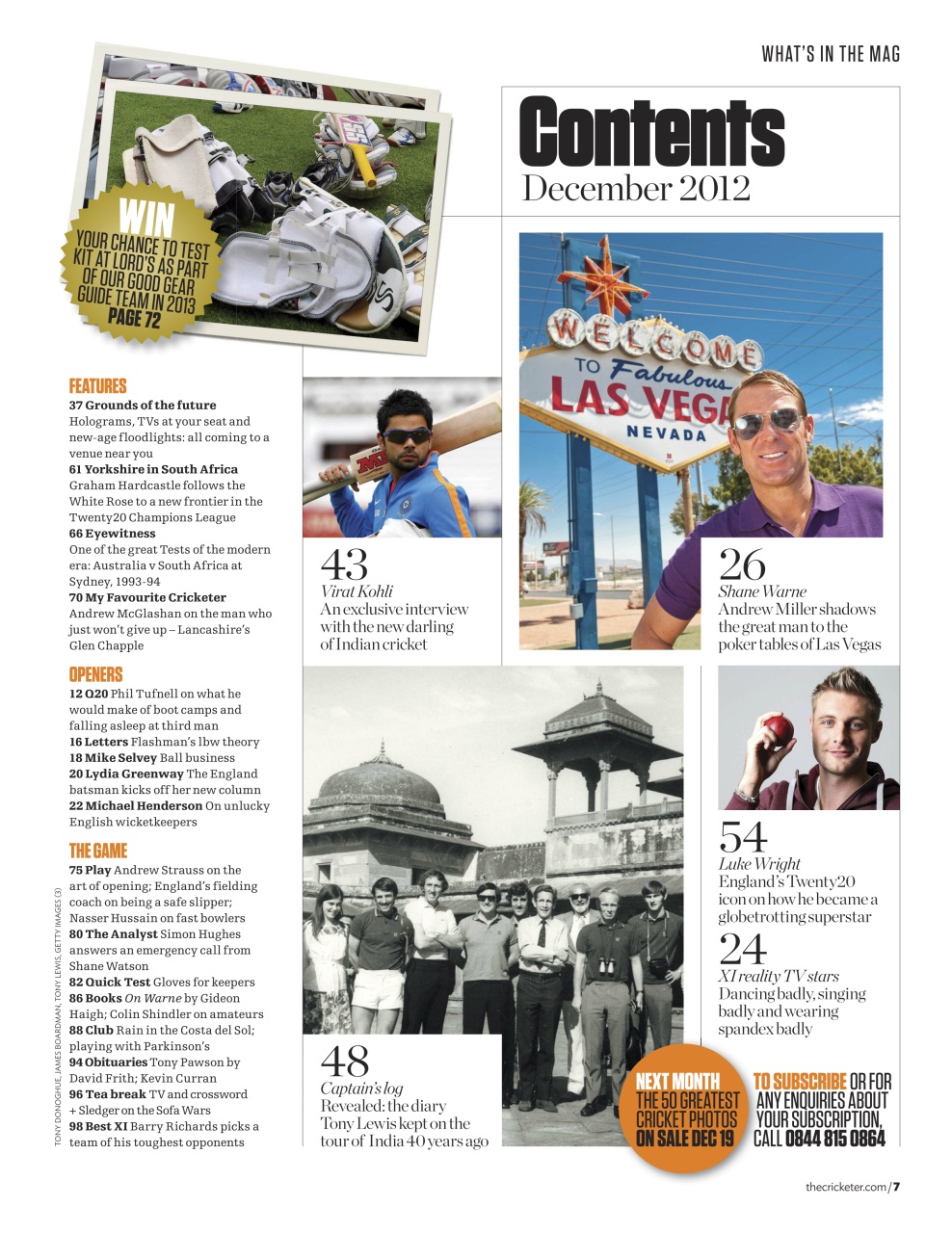 The Cricketer Magazine Preview Pages