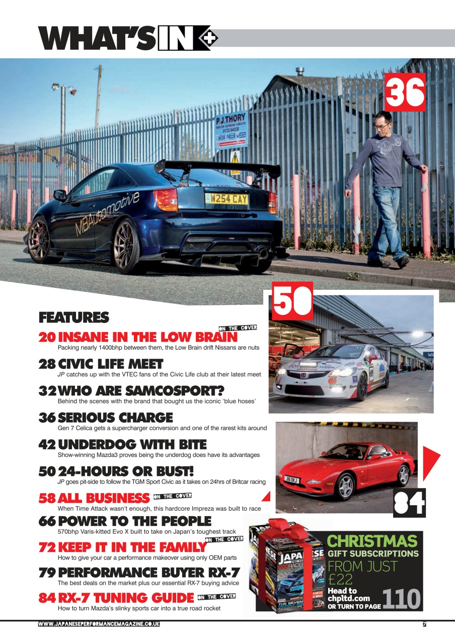 Japanese Performance Preview Pages