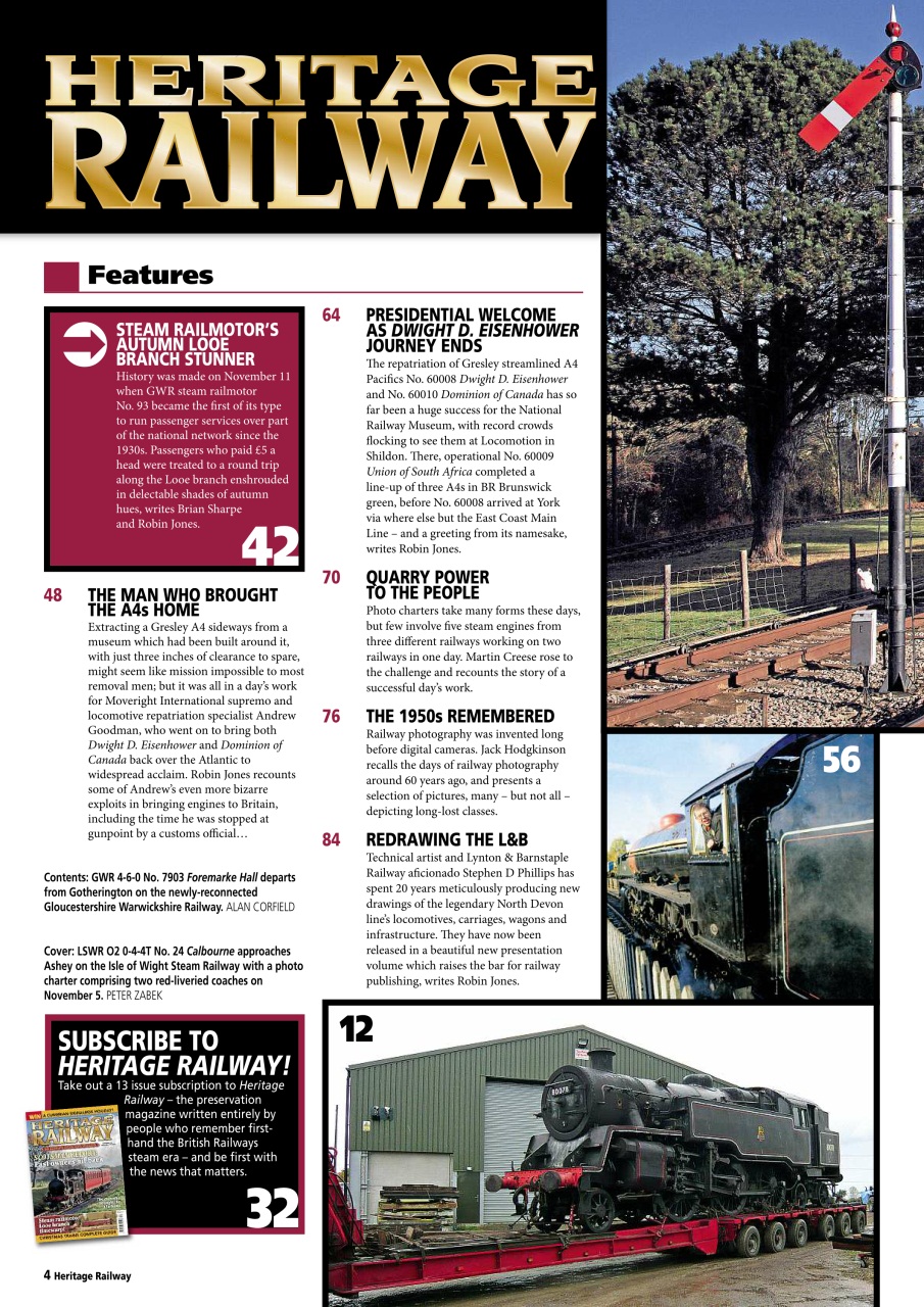 Heritage Railway Preview Pages