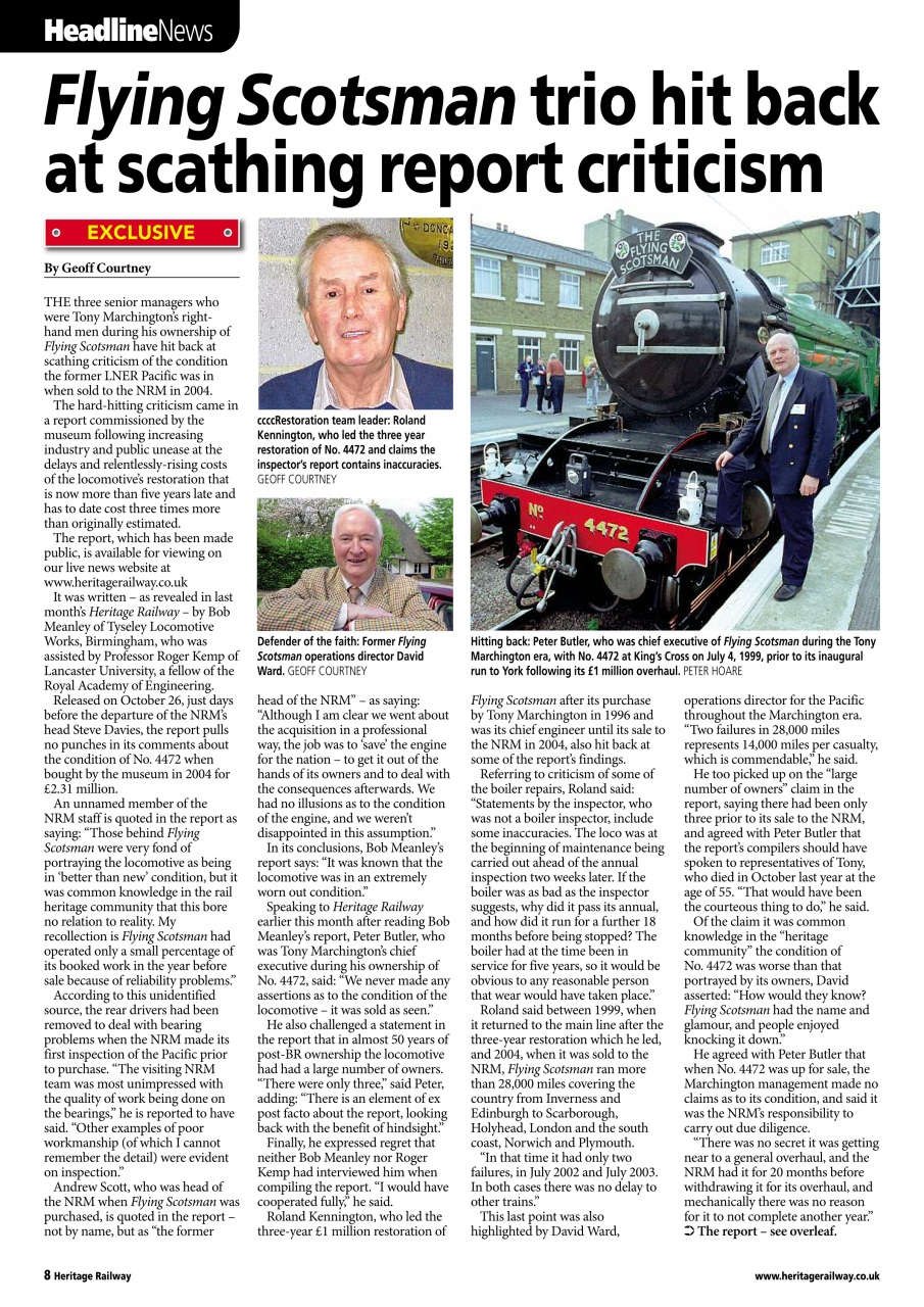 Heritage Railway Preview Pages