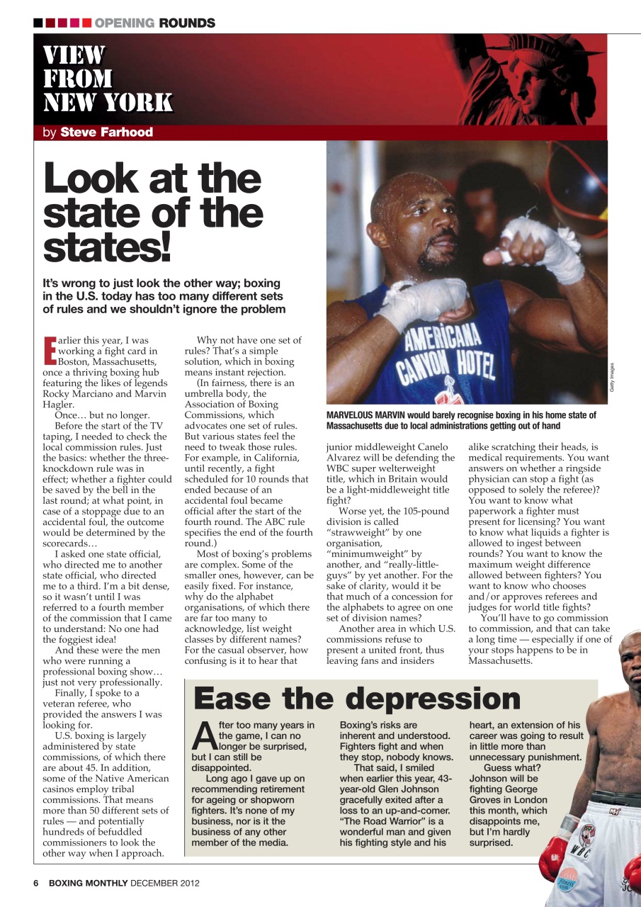 Boxing Monthly Preview Pages