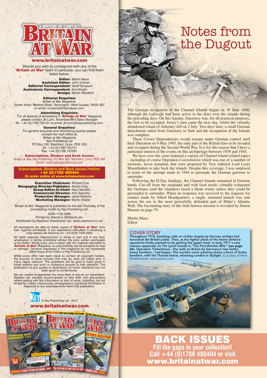 Britain at War Magazine Preview Pages