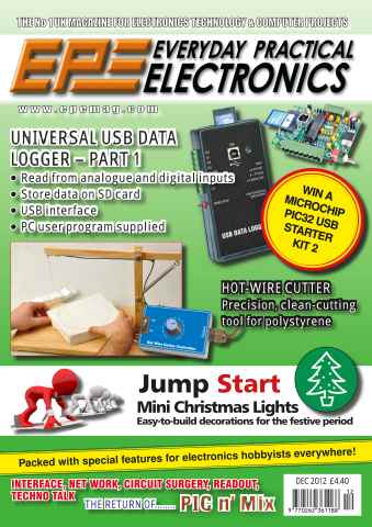 Practical Electronics issue EPE December 2012