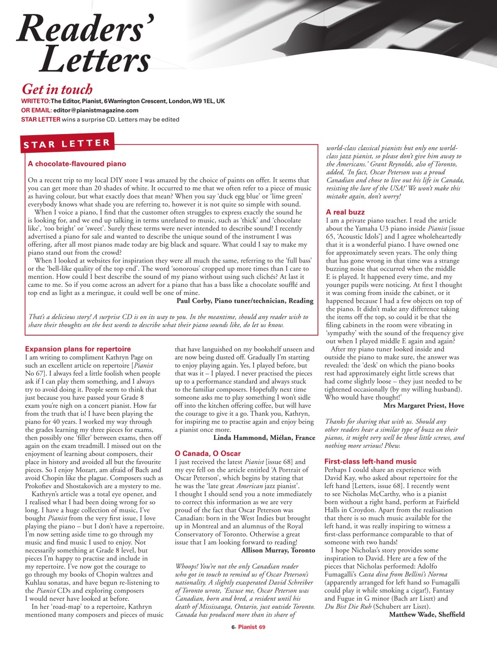 Pianist Preview Pages