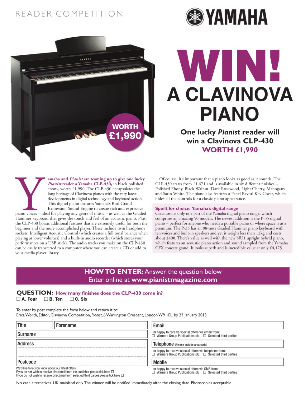 Pianist Preview Pages