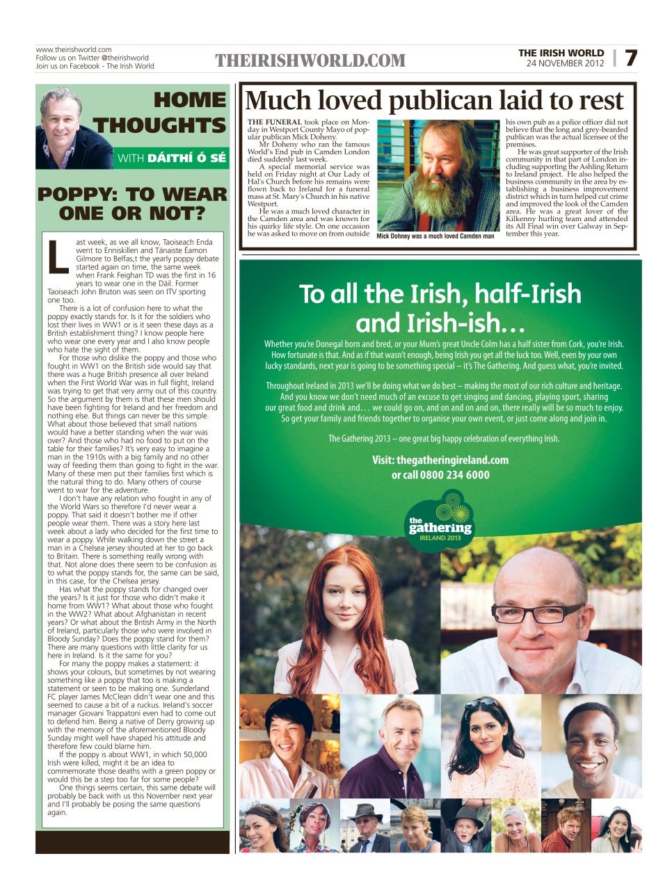 Irish World Preview Pages